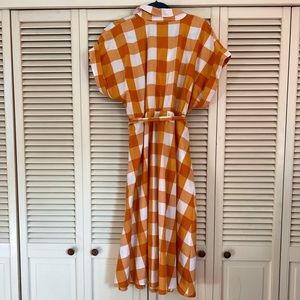 Eloquii Buffalo Plaid Shirt Dress